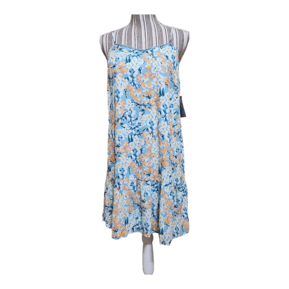 19 Cooper Floral Flounce Hem Dress